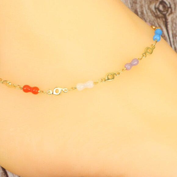 "Dainty Anklet for Women – Elegant Everyday Jewelry & Perfect Gift | MLCRC1148 - Picture 2 of 10